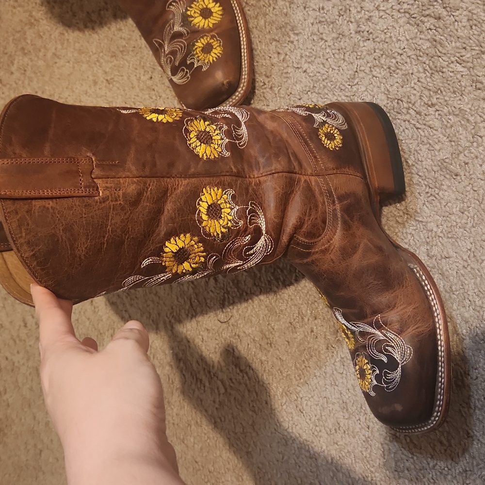 Shyanne western square toe boots - Picture 2 of 4